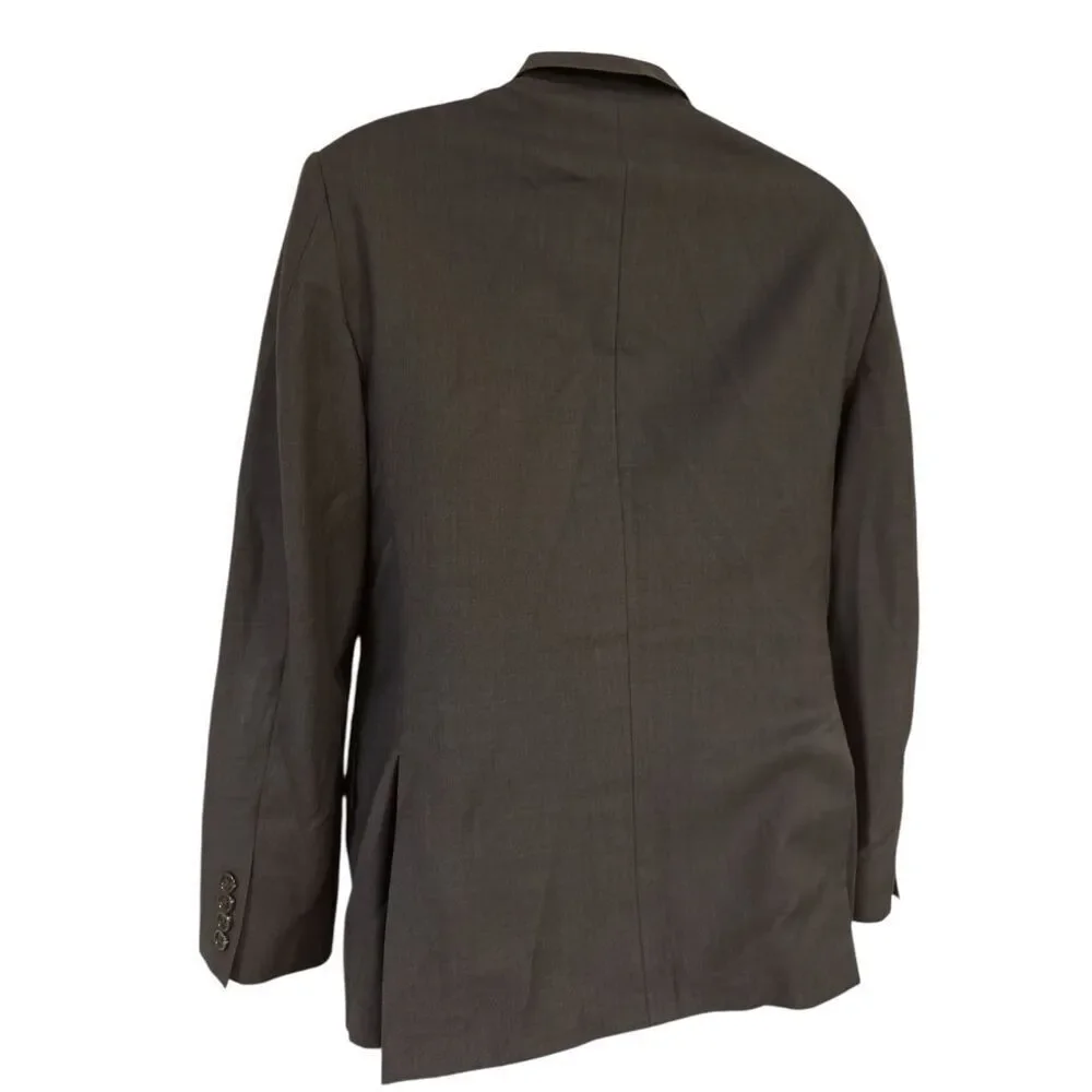 J Crew Ludlow Sport Coat Men 40S Gray Italian Fabric Jacket Tollegno 1900 Blazer